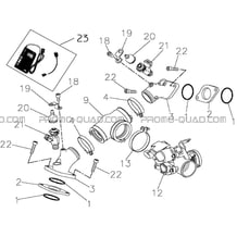 SYSTEME D'INJECTION pour Hytrack Toutes les cylindrées Toutes les années HY550 4x4 EFI