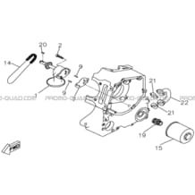 POMPE A HUILE pour Hytrack Toutes les cylindrées Toutes les années HY550 4x4 EFI