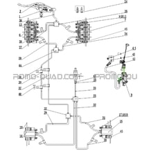 SYSTEME DE FREINAGE pour Hytrack Toutes les cylindrées Toutes les années HY560 4x4