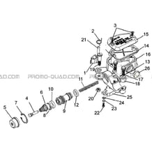 MAITRE CYLINDRE DE FREIN pour Hytrack Toutes les cylindrées Toutes les années HY560 4x4