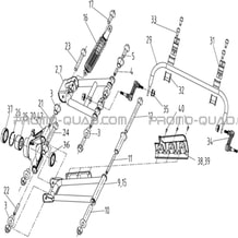 SUSPENSIONS ARRIERE pour Hytrack Toutes les cylindrées Toutes les années HY570IS