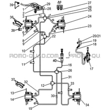 SYSTEME DE FREINAGE pour Hytrack All cylindrical All Years HY570IS