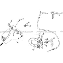 PEDALE DE FREIN pour Hytrack Toutes les cylindrées Toutes les années HY570IS