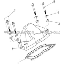 CACHE-CULBUTEURS pour Hytrack All cylindrical All Years HY570IS