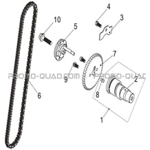 ARBRE A CAMES pour Hytrack All cylindrical All Years HY570IS