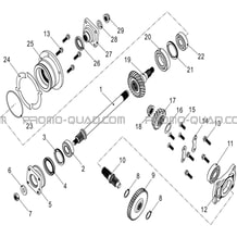 TRANSMISSION II pour Hytrack Toutes les cylindrées Toutes les années HY570IS