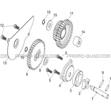 POMPE A HUILE pour Hytrack Toutes les cylindrées Toutes les années HY570IS