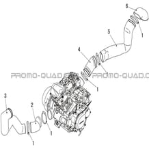 PRISES D'AIR pour Hytrack Toutes les cylindrées Toutes les années HY570IS