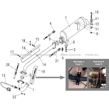 ECHAPPEMENT pour Hytrack Toutes les cylindrées Toutes les années HY570IS