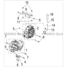 PONTS AVANT ET ARRIERE pour Hytrack Toutes les cylindrées Toutes les années HY570IS EPS