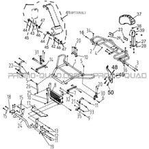 PARE-CHOCS ET PORTE-BAGAGES pour Hytrack Toutes les cylindrées Toutes les années HY570IS EPS