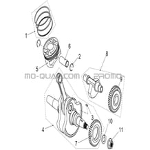 EMBIELLAGE   PISTON pour Hytrack Toutes les cylindrées Toutes les années HY570IS EPS