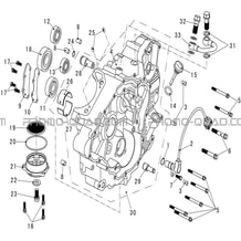 CARTER MOTEUR GAUCHE pour Hytrack Toutes les cylindrées Toutes les années HY570IS EPS