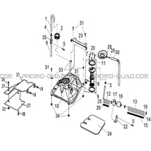 RESERVOIR CARBURANT pour Hytrack Toutes les cylindrées Toutes les années HY570STL EPS