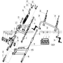 SUSPENSIONS ARRIERE pour Hytrack All cylindrical All Years HY570STL EPS