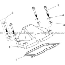 CACHE-CULBUTEURS pour Hytrack Toutes les cylindrées Toutes les années HY570STL EPS