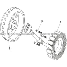 ALTERNATEUR pour Hytrack Toutes les cylindrées Toutes les années HY570STL EPS