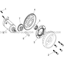 ENSEMBLE DEMARREUR pour Hytrack Toutes les cylindrées Toutes les années HY570STL EPS