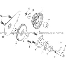 POMPE A HUILE pour Hytrack Toutes les cylindrées Toutes les années HY570STL EPS