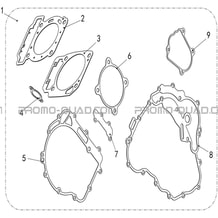 ENSEMBLE JOINTS pour Hytrack Toutes les cylindrées Toutes les années HY570STL EPS