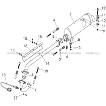 ECHAPPEMENT pour Hytrack All cylindrical All Years HY570X