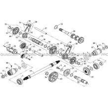 TRANSMISSION pour Hytrack Toutes les cylindrées Toutes les années HY590 4x4