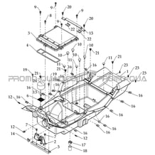 COFFRE pour Hytrack Toutes les cylindrées Toutes les années HY590 4x4