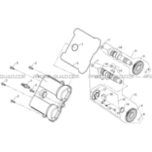 CACHE-CULBUTEURS   ARBRE A CAMES pour Hytrack Toutes les cylindrées Toutes les années HY610S