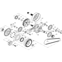 CRANKSHAFT pour Hytrack Toutes les cylindrées Toutes les années HY610S