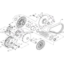 VARIATEUR   EMBRAYAGE pour Hytrack All cylindrical All Years HY610S