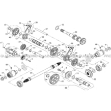 TRANSMISSION pour Hytrack Toutes les cylindrées Toutes les années HY610S