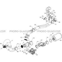 ADMISSION D'AIR ET FILTRE A AIR pour Hytrack Toutes les cylindrées Toutes les années HY610S