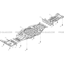 PLAQUES DE PROTECTION pour Hytrack Toutes les cylindrées Toutes les années HY610S