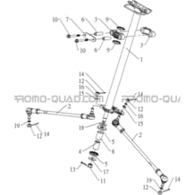 DIRECTION pour Hytrack Toutes les cylindrées Toutes les années HY610S