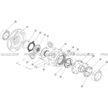 PONT AVANT DETAILLE 1 pour Hytrack Toutes les cylindrées Toutes les années HY610S