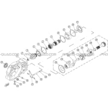 PONT AVANT DETAILLE 2 pour Hytrack Toutes les cylindrées Toutes les années HY610S