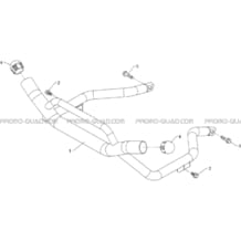 PARE-BUFFLE pour Hytrack Toutes les cylindrées Toutes les années HY610S