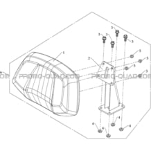 ACCESSOIRE : DOSSERET pour Hytrack Toutes les cylindrées Toutes les années HY610S