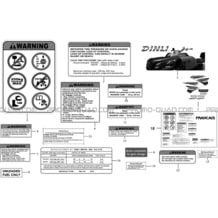 AUTOCOLLANTS pour Hytrack Toutes les cylindrées Toutes les années HY610S