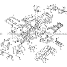 CHASSIS pour Hytrack Toutes les cylindrées Toutes les années HY710S