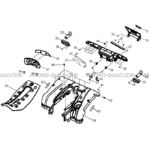 CARROSSERIE ARRIERE pour Hytrack Toutes les cylindrées Toutes les années HY710S