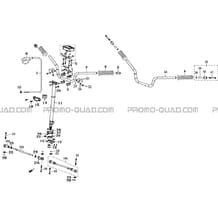 GUIDON   COLONNE DE DIRECTION pour Hytrack All cylindrical All Years HY710S