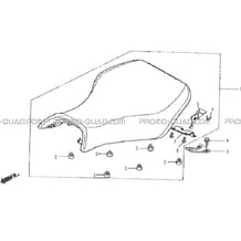 SELLE pour Hytrack Toutes les cylindrées Toutes les années HY710S