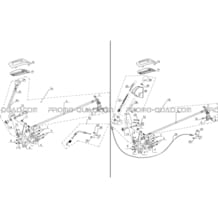 TRINGLERIE DE VITESSES pour Hytrack Toutes les cylindrées Toutes les années HY710S