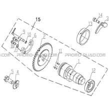 ARBRE A CAMES pour Hytrack Toutes les cylindrées Toutes les années HY710S