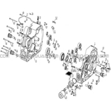 CARTER MOTEUR pour Hytrack All cylindrical All Years HY710S