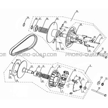 VARIATEUR pour Hytrack Toutes les cylindrées Toutes les années HY710S