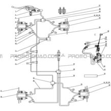 SYSTEME DE FREINAGE pour Hytrack Toutes les cylindrées Toutes les années HY710S