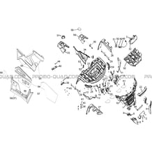 CARROSSERIE AVANT   CHASSIS pour Hytrack Toutes les cylindrées Toutes les années HY740STL