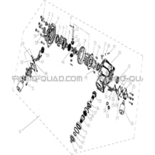 PONT AVANT pour Hytrack Toutes les cylindrées Toutes les années HY740STL